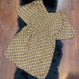 Umgee Boho Patterned V-neck Dress